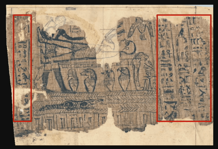 Papyrus scroll, Facs. 1