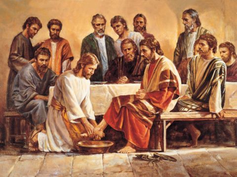 Jesus Washes the Feet of His Disciples